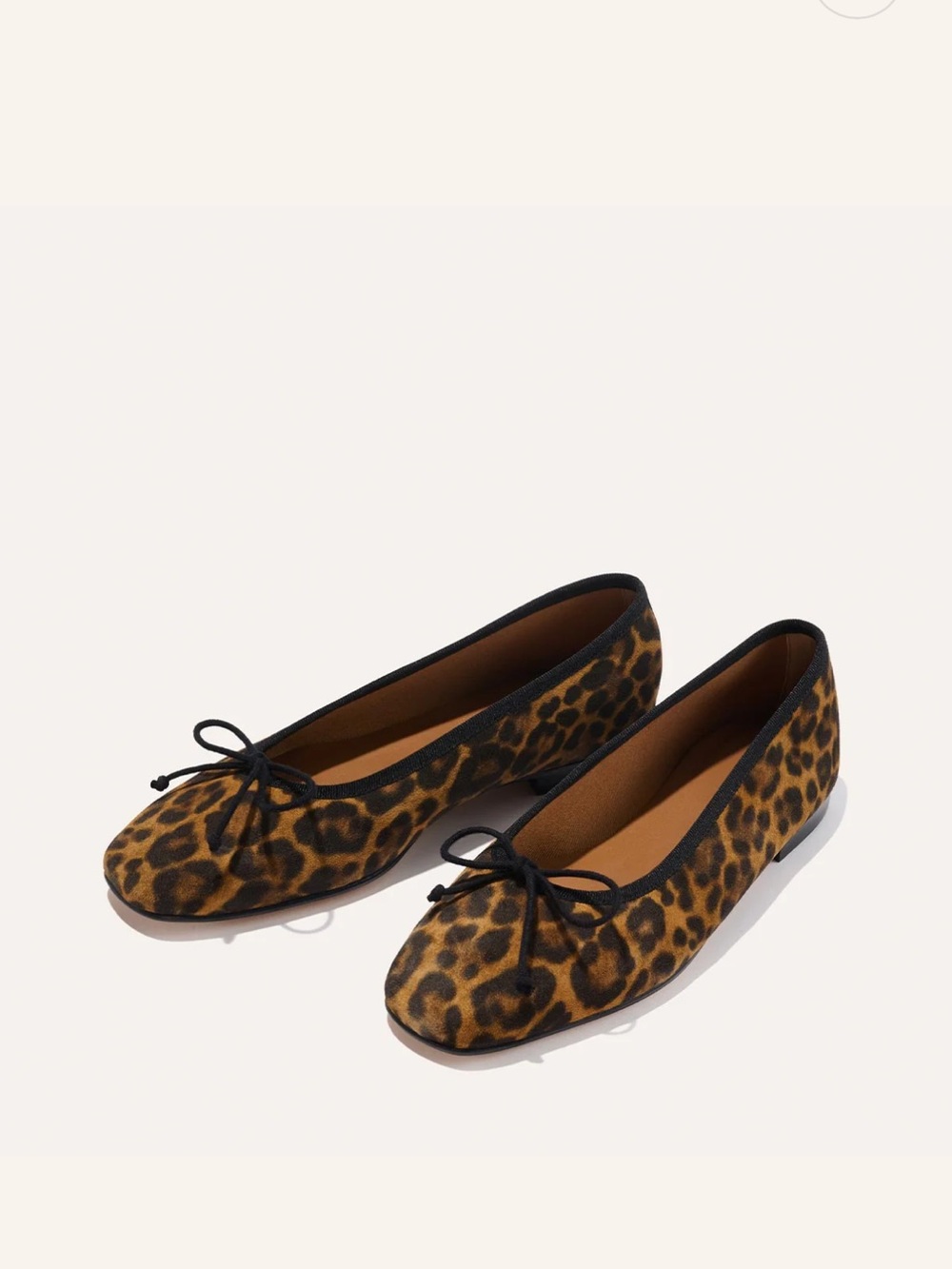 Margaux Fonteyn Leopard Print Flats